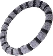 Totority Plush Steering Wheel Cover for Winter Soft and Comfortable Wear Resistant Car Interior Accessory Fluffy Design and Scratch Resistant Protection