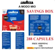 LAVAZZA A MODO MIO 288 COFFEE CAPSULES CREMA e GUSTO ITALIAN COFFEE ESPRESSO