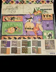 Graphic 45 Paper Collection "Charmed"/12x12/Stickers