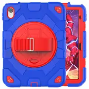 MCC Shockproof Strap iPad 10.9" 2022 10th Gen Kids Apple Case Cover SPMan [Blue+Red]
