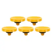 Camera Shutter Button 5pcs Shutter Release Button Concave, Yellow