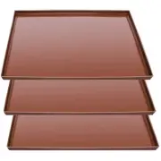 3 Pcs Silicone Pad Dehydrator Mats for Fruit Dryer Reusable Baking