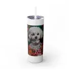 Double-Wall Tumbler w/Straw Lead & BPA-Free 11oz | Miss Minnie (PG-NATDOG-6)