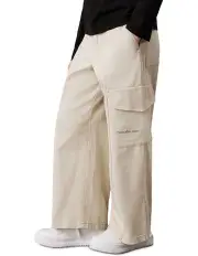 [Calvin Klein Jeans] Clean Utility Cargo Pants (8-16 Years) in Brown