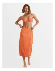 [Roxy] Bondi Sun Wrap Skirt in Pink