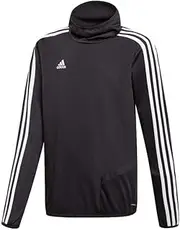 [adidas] Tiro 19 Youth Warm Top Soccer Jacket (Large, Black)