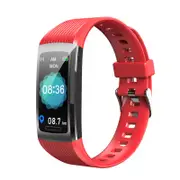 R10 1.14Inch Large View Display Heart Rate Blood Pressure Monitor Smart Watch Red