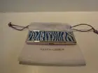 Judith Lieber Neiman Marcus Target Crystal Compact Mirror Blue Zebra Print