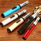 Windproof Jet Lighter Butane Gas Refillable Blow Gun Flame Welding Torch Outdoor