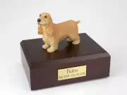 English Cocker Pet Funeral Cremation Urn Avail. in 3 Different Colors & 4 Sizes