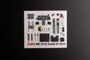 Mig-29AS - interior 3D decals for Academy kit 1/48 Kelik K48102