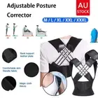 Posture Corrector Back Belt Adjustable Shoulder Support Body Brace Back UnisexAU