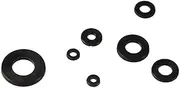 Flat Washer.Nylon Flat Washer Assortment Kit Flat Spacer Washer Seals Gasket Insulation Ring Accessories M2 M2.5 M3 M4 M5 M6 M8, 250PCS, Firmly and Durable