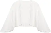 [Bciopll] Womens Soft Chiffon Shawl Wraps Loose Cape Chiffon Shrug Cape Cover Up for Evening Dress Wedding Woman Wrap