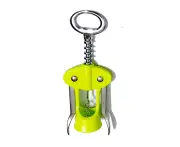 Zinc alloy wine bottle opener plastic wine bottle opener beer bottle opener