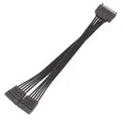 15 Pin SATA Power Y-Splitter Cable Adapter Extension 1 Male to 2 Female for HDD