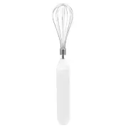 (Whisk White)Electric Egg Beater Handheld USB Charging Milk Frother Portable