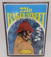 221B Baker Street The Master Detective Sherlock Holmes Board Game 1977 Brand New