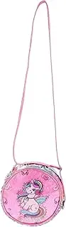 [Ipetboom] Lightweight Colorful Unicorn Sequined Bag for Stylish Change Storage Pouch Casual Crossbody Shoulder Bag for Parties Shopping and Outings