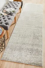 Abode Rug Culture Silver Vintage Style Runner Rug