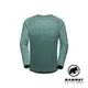 【Mammut 長毛象】Selun FL Longsleeve Men Logo 機能LOGO長袖T恤 深玉石綠 男款 #1016-01440