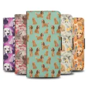 FLIP CASE FOR SAMSUNG GALAXY|CUTE COCKER SPANIEL PUPPY DOG CANINE PATTERN #A1