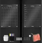 Magnetic Fridge Calendar - Monthly Planner + Weekly Planner- Premium Clear Acryl
