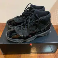 在飛比找旋轉拍賣優惠-Nike air jordan 11代 黑魂 二手