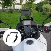 Motorcycle Navigation GPS Bar Mount Bracket for H-onda XL750 Transalp 2023-2024 12mm 22mm Expansion Crossbar Mobile Phone Stand Holder Support XL 750 xl750 Transalp Accessories, Black