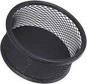 Ciieeo Box Paper Clip Holder Table Paperclip Container Desktop Mesh Holders Magnetic Paperclips Dispenser Pencil Cup Desktop Paper Binder Basket Accessories Garbage Can Iron Office