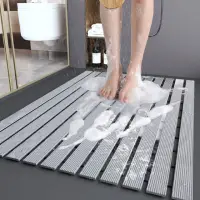 在飛比找momo購物網優惠-【凡尼塔】排水式雙面防滑浴室墊(61*90cm 排水 TPE