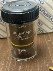 OLYMPUS UPLANSAPO 10X Microscope Objective Brand new Original Box