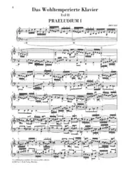 Johann Sebastian Bach The Well-Tempered Clavier - Revised Edition Part II, BWV 8