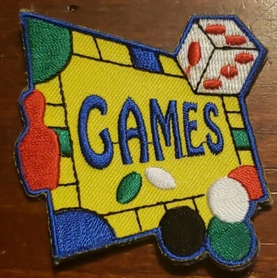 Board Game Dice Girl Scout Fun Patch Badge Games NEW Boy Girl Scouts of America