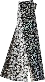 FOYTOKI Chic Snowflake Nail Decals Pattern Transfer Paper 30 Designs Merry Christmas Nail Art Supply