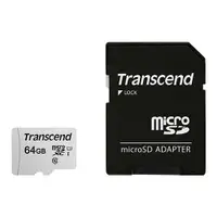 在飛比找松果購物優惠-Transcend 創見 64GB Micro SD 300