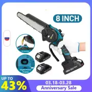 8 Inch Brushless Chain Saw Cordless Electric Saw Woodworking Handheld Pruning