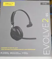 Jabra Evolve2 65 Mono Wireless Headset (UC, USB-A) - Black