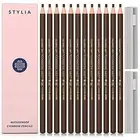 Microblading Supplies Waterproof Eyebrow Pencil - 12 Piece Brown