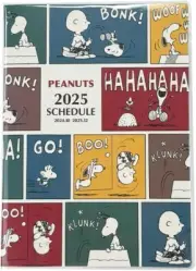 2025 PEANUTS Snoopy Weekly B6 Mix 24PD-7M Schedule NoteBook Diary Book Japan