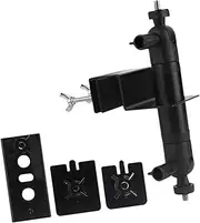 kokiya Outdoor Security Camera Gutter Mount Camera Holder Stand Easy Installation Hanger Hooks Portable Adjustable Angle Bracket, Black