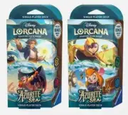 Lorcana TCG Azurite Sea Starter Deck[Set of 2]Amber Ruby& Emerald Sapphire