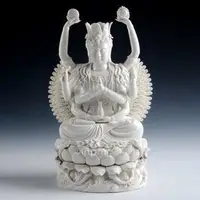 在飛比找Yahoo!奇摩拍賣優惠-INPHIC-佛像 觀音陶瓷16吋千手觀音菩薩金彩佛像陶瓷佛