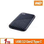 WD MY PASSPORT SSD 1TB(藍) 外接式SSD WDBAGF0010BBL