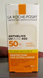 ANTHELIOS UVMUNE 400 50+ Invisible Fluide Brand La Roche Posay Made in FRANCE