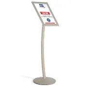 Pedestal Sign Holder Restaurant Menu Board Floor Standing 11x17 Inch
