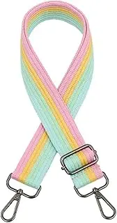 Purse Strap 3.8cm Wide Bag Strap Shoulder Strap Colourful Stripe Adjustable Accessory Handbag Strap Crossbody Strap Straps