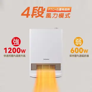 THOMSON湯姆盛TM-SAW37F直立式石墨烯暖風機/電暖器