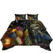 Fruit Dragonling Little Fairy and Her Baby Dragon Coverlet