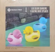 MEMBERS MARK LED Color Changing Bluetooth Duck SPEAKER Mood Light New In Box!